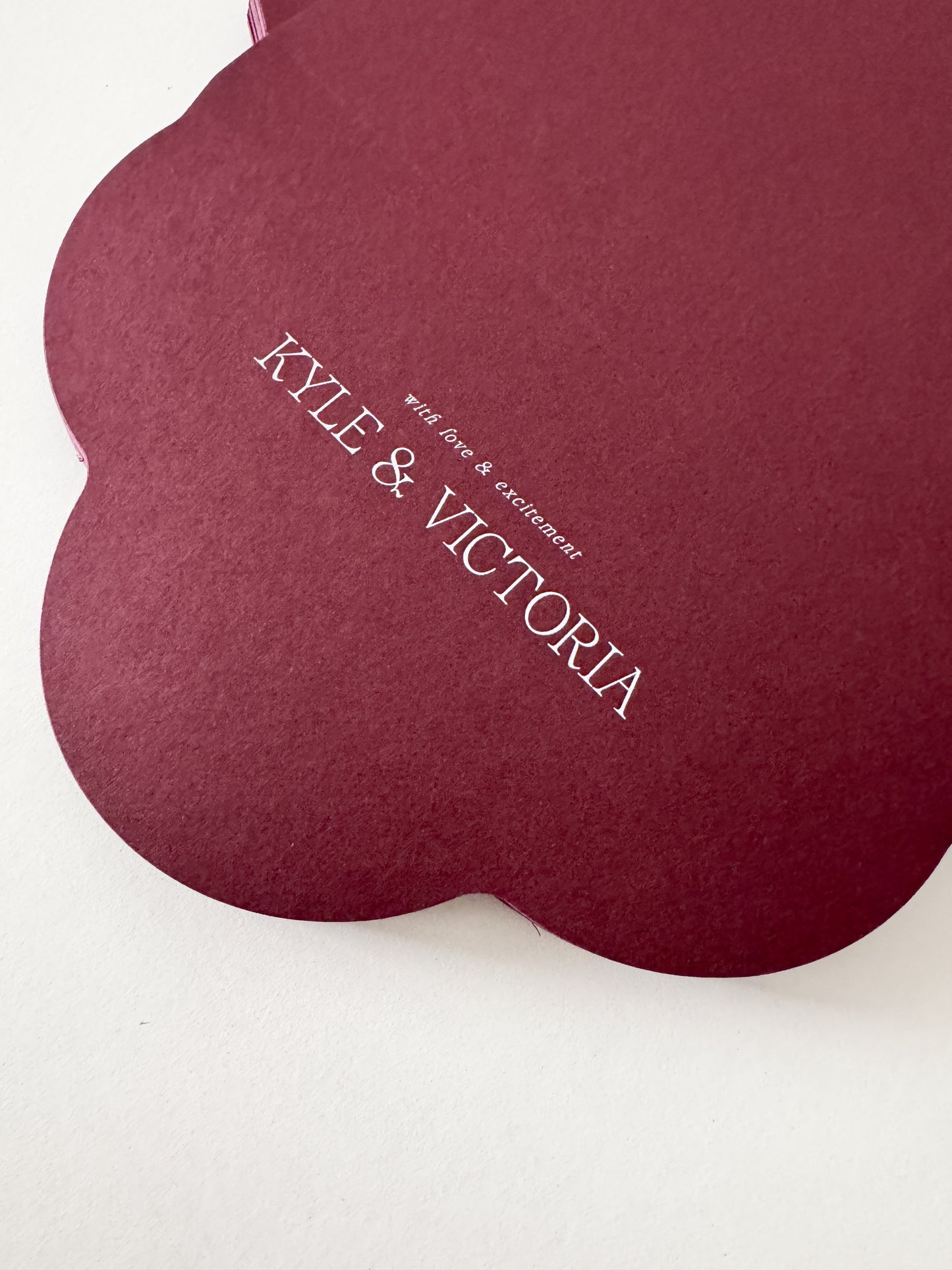 Petal Envelope Dieline + Liner