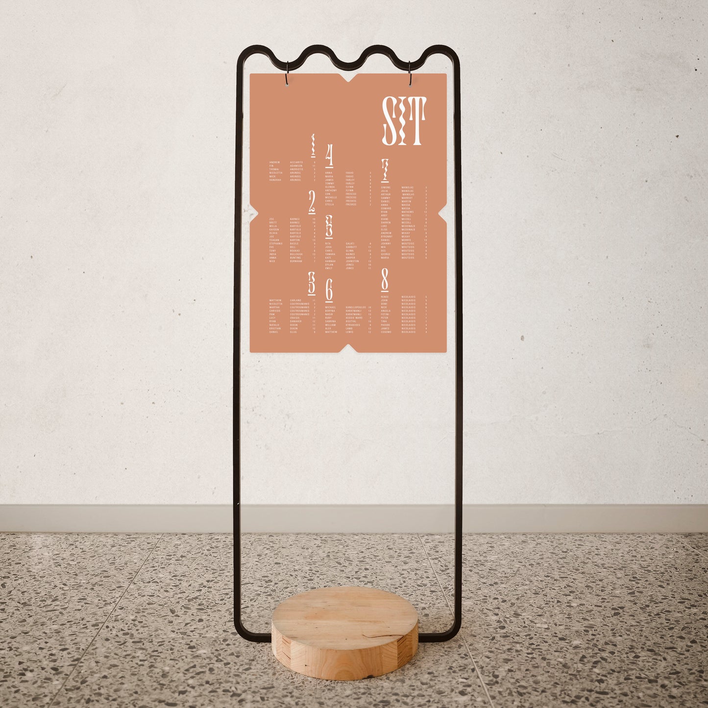 Redamancy Seating Chart