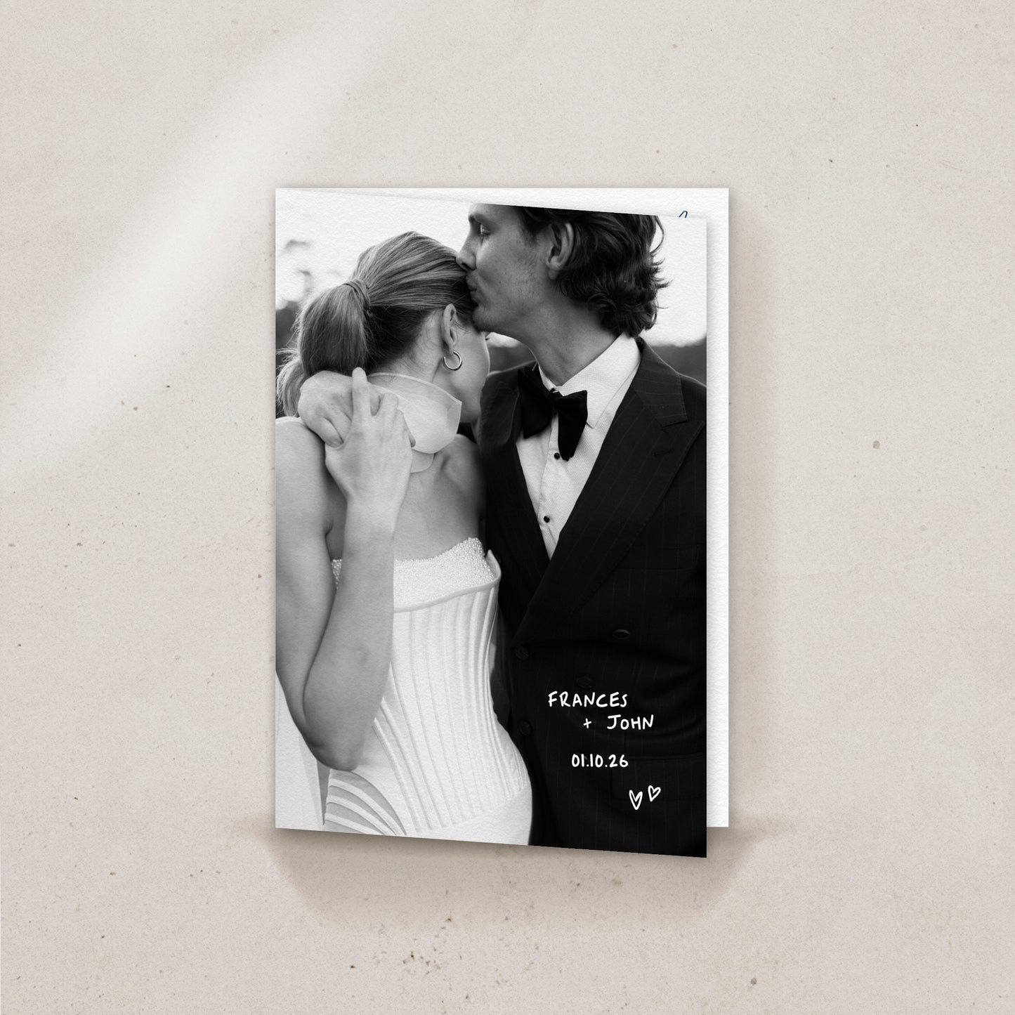 Baciami Thank You card