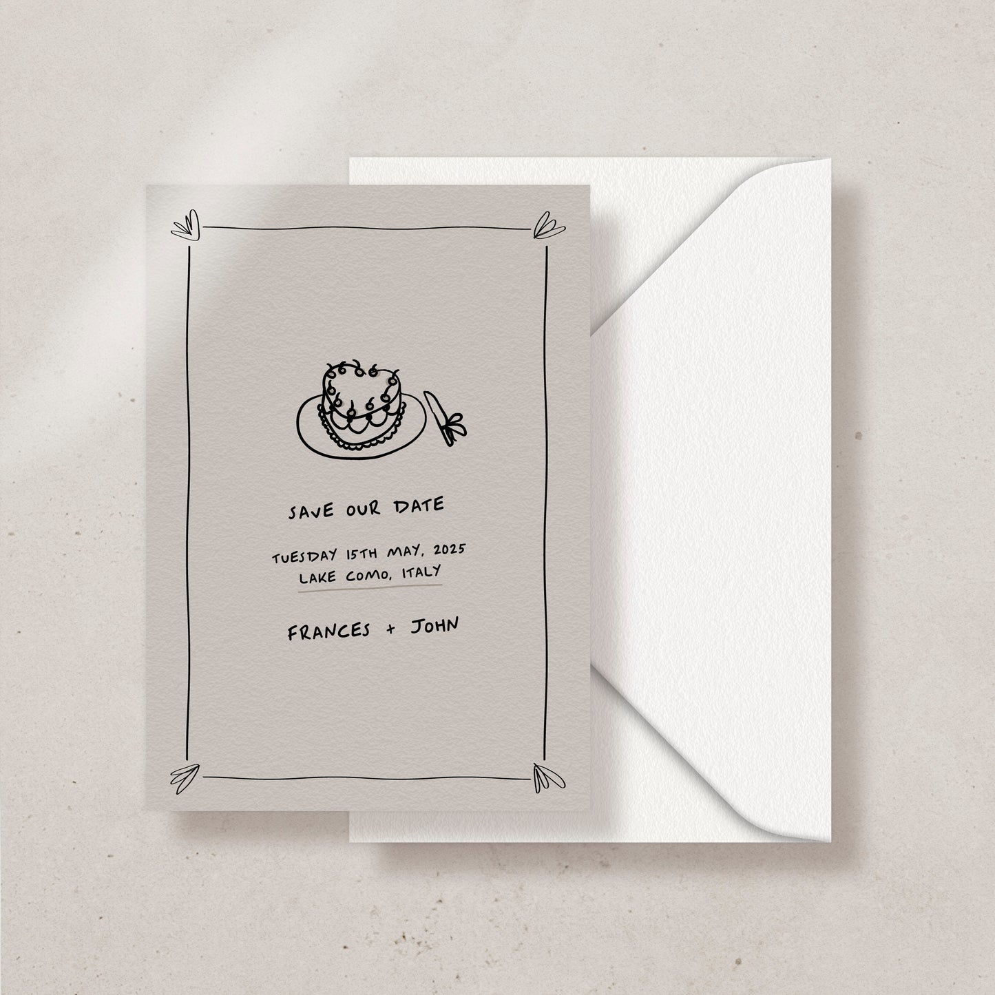 Baciami Save the Date