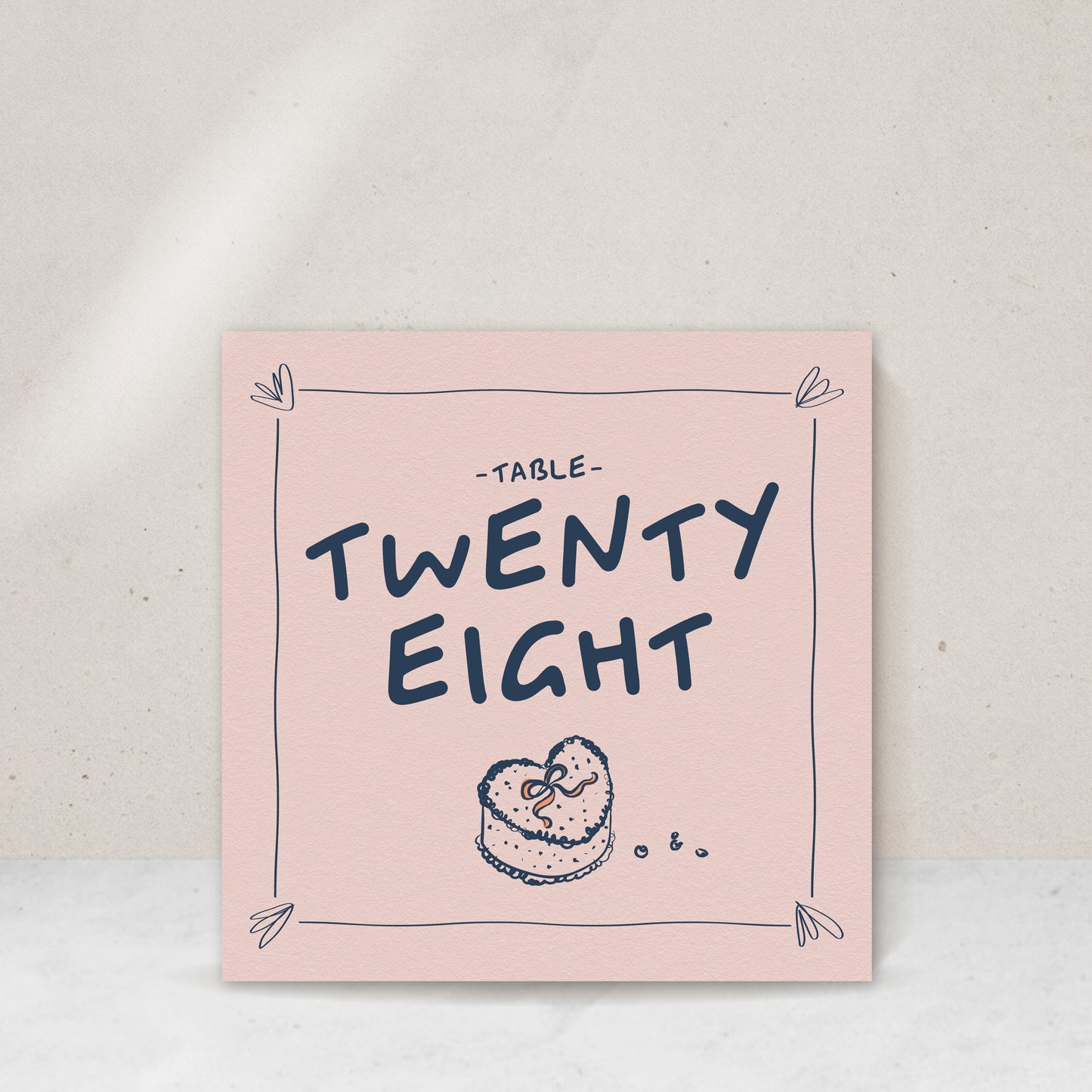 Baciami Table Number