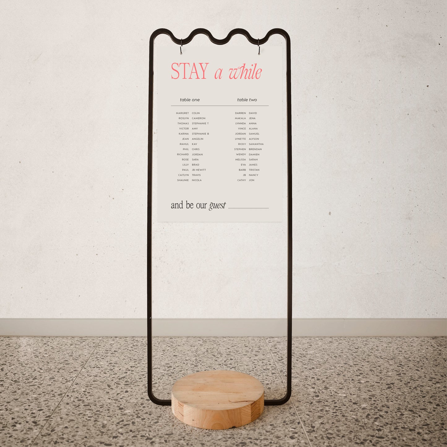 Balter Seating Chart