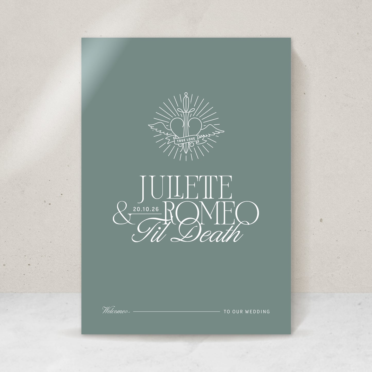 L'Amore Welcome Sign