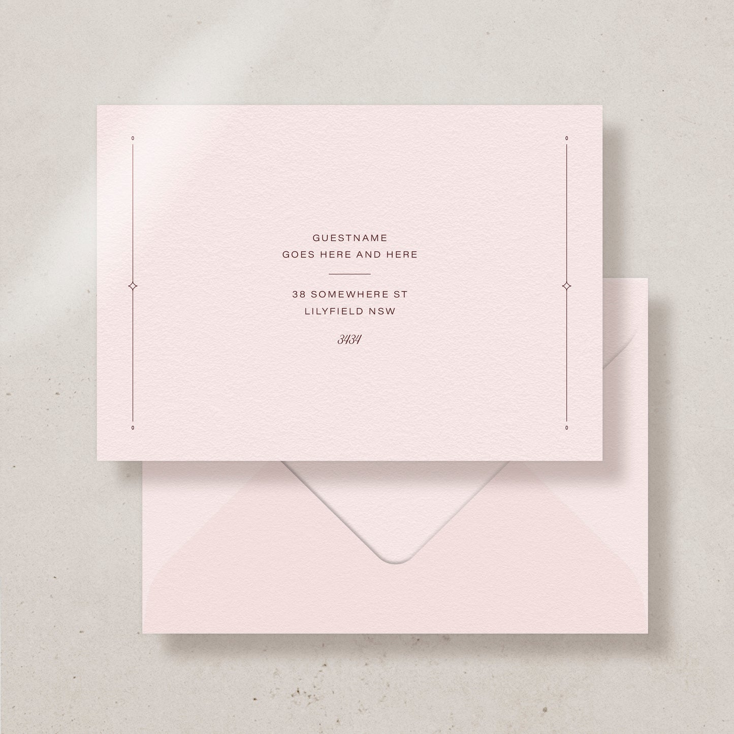 Morii Save the date/Thank you card Envelope