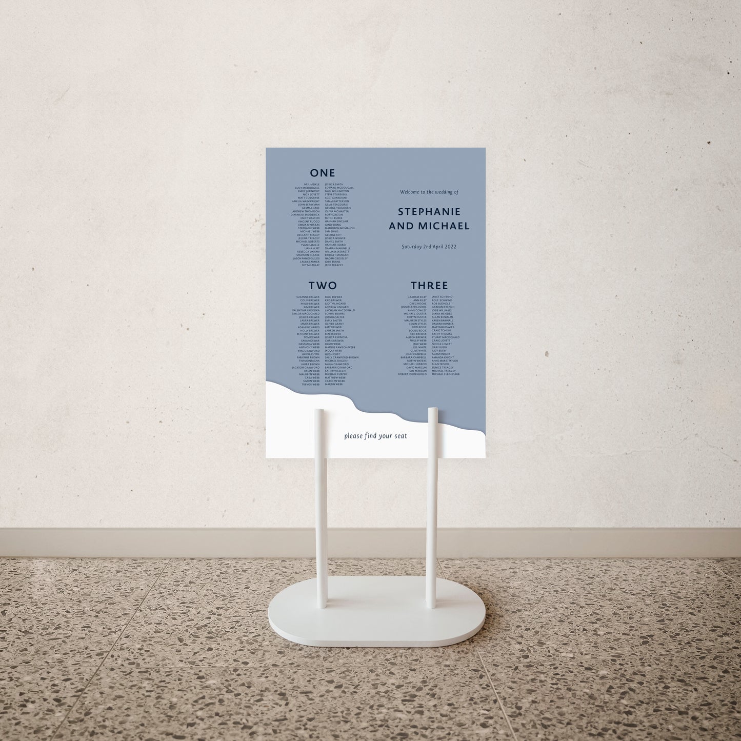 Frisson Seating Chart