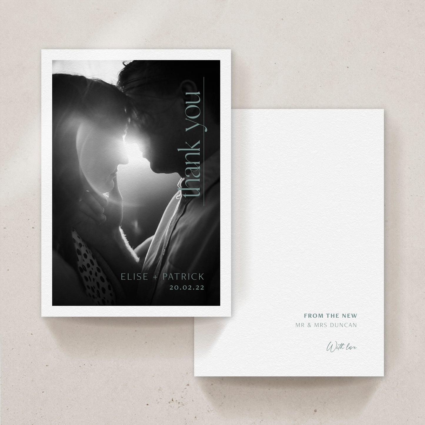 Agape Thank You card