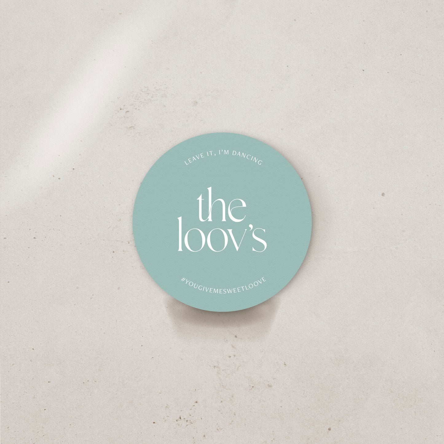 Modern wedding coaster