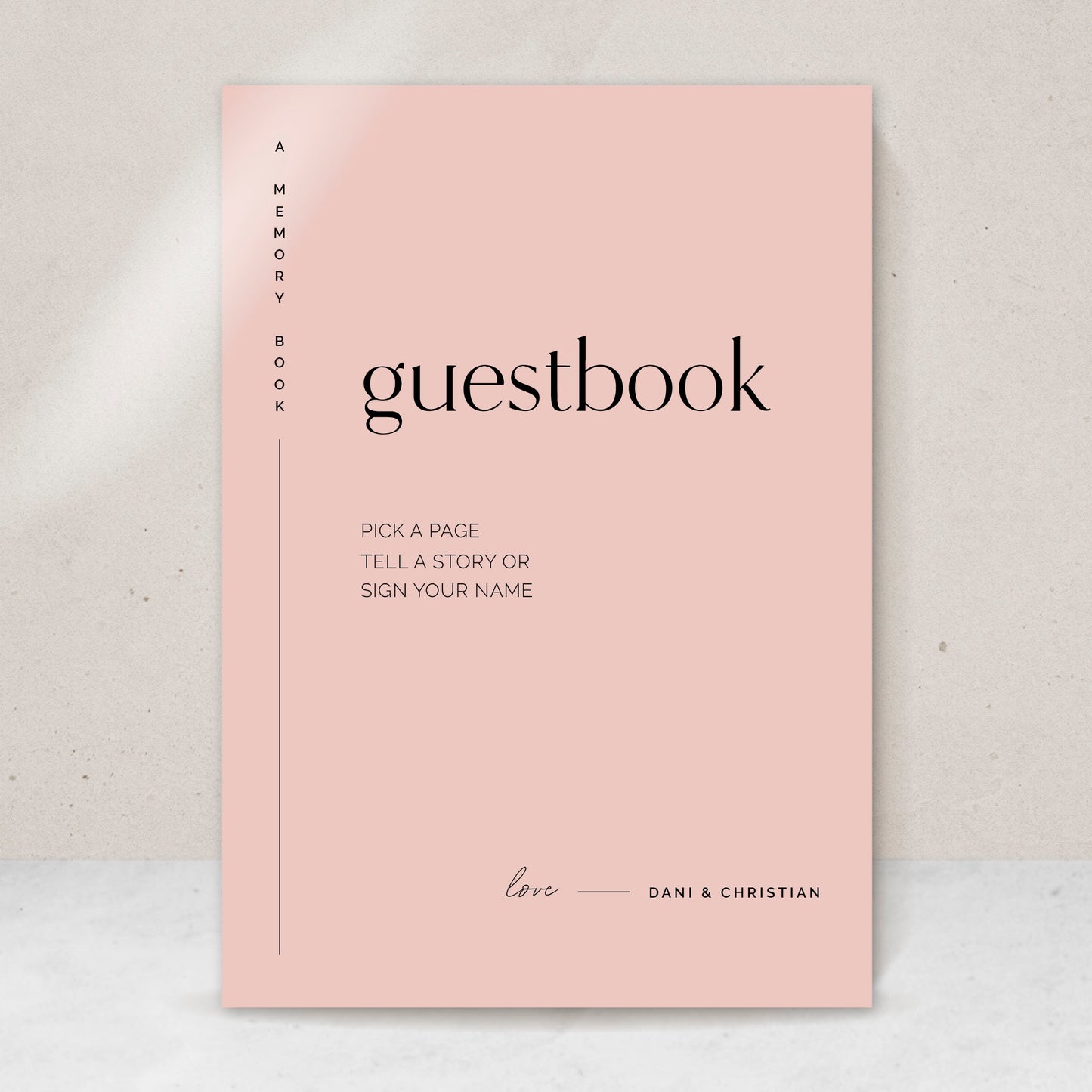 Insieme Guestbook Sign