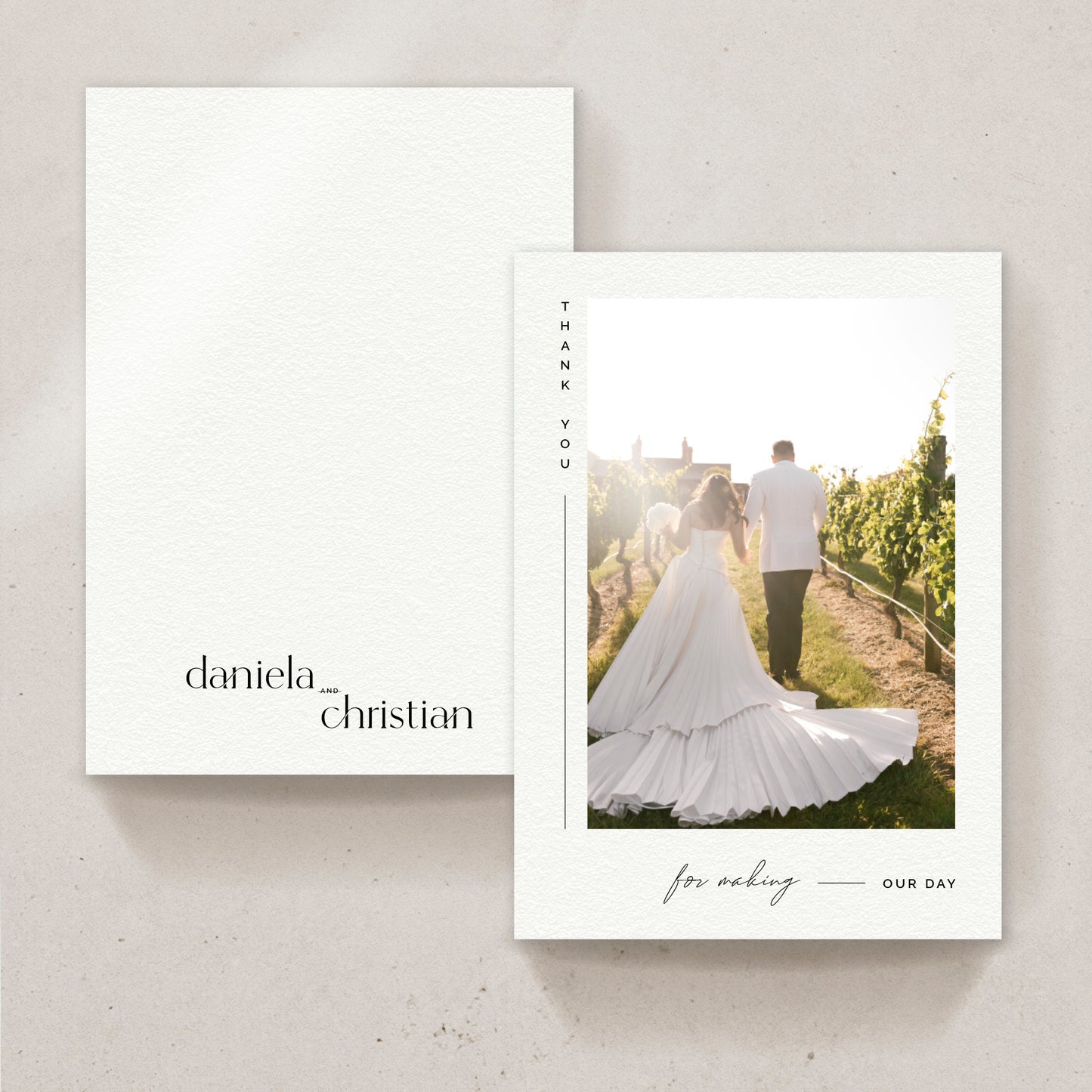 Insieme Thank You card