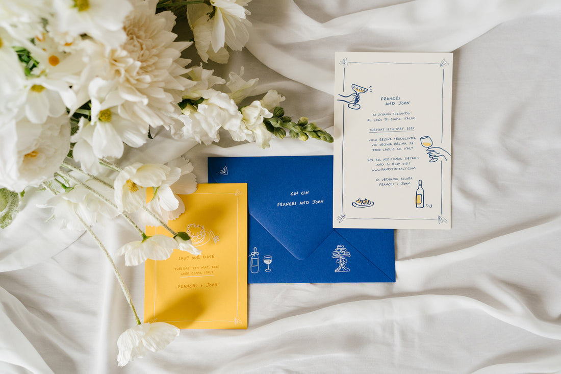 The hand lettering trend for wedding invitations 2025