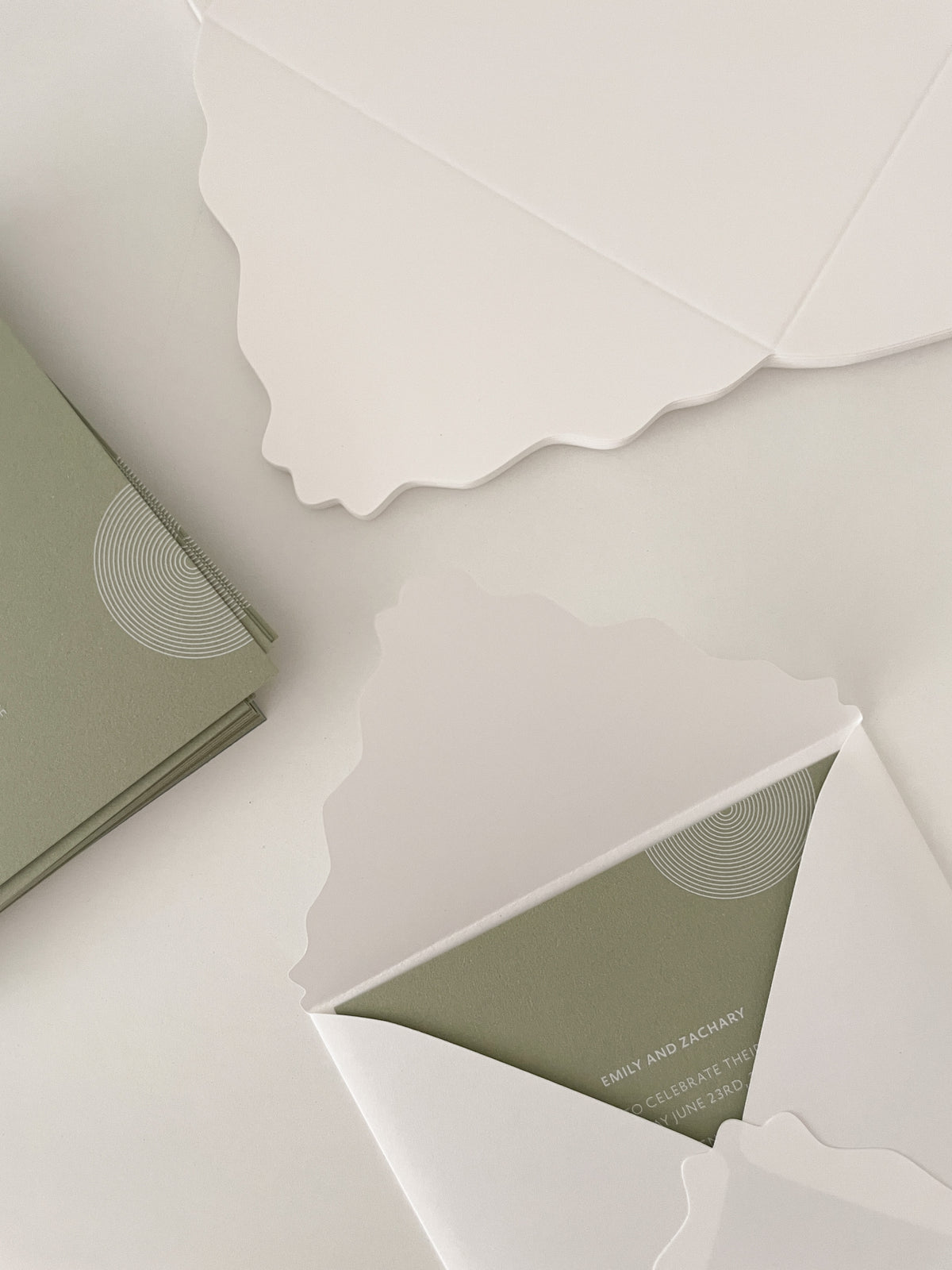 Square Wave Envelope Dieline