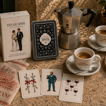 Italian Wedding Playing Cards