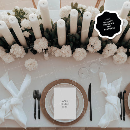 8 x Wedding/Event Stationery 'Cactus Corte' Bundle Mockups