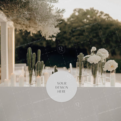 8 x Wedding/Event Stationery 'Cactus Corte' Bundle Mockups