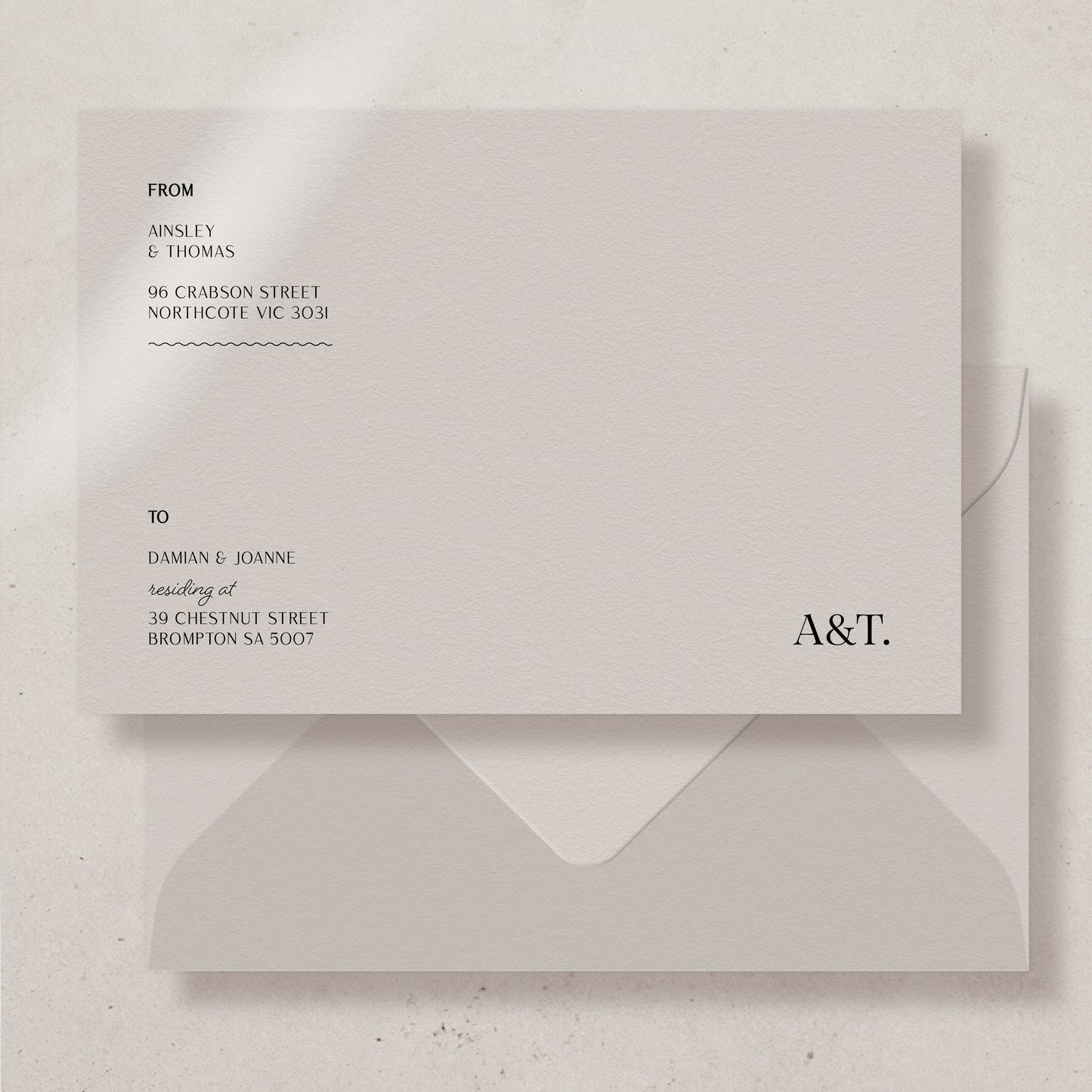 Ainsley Invitation Envelope