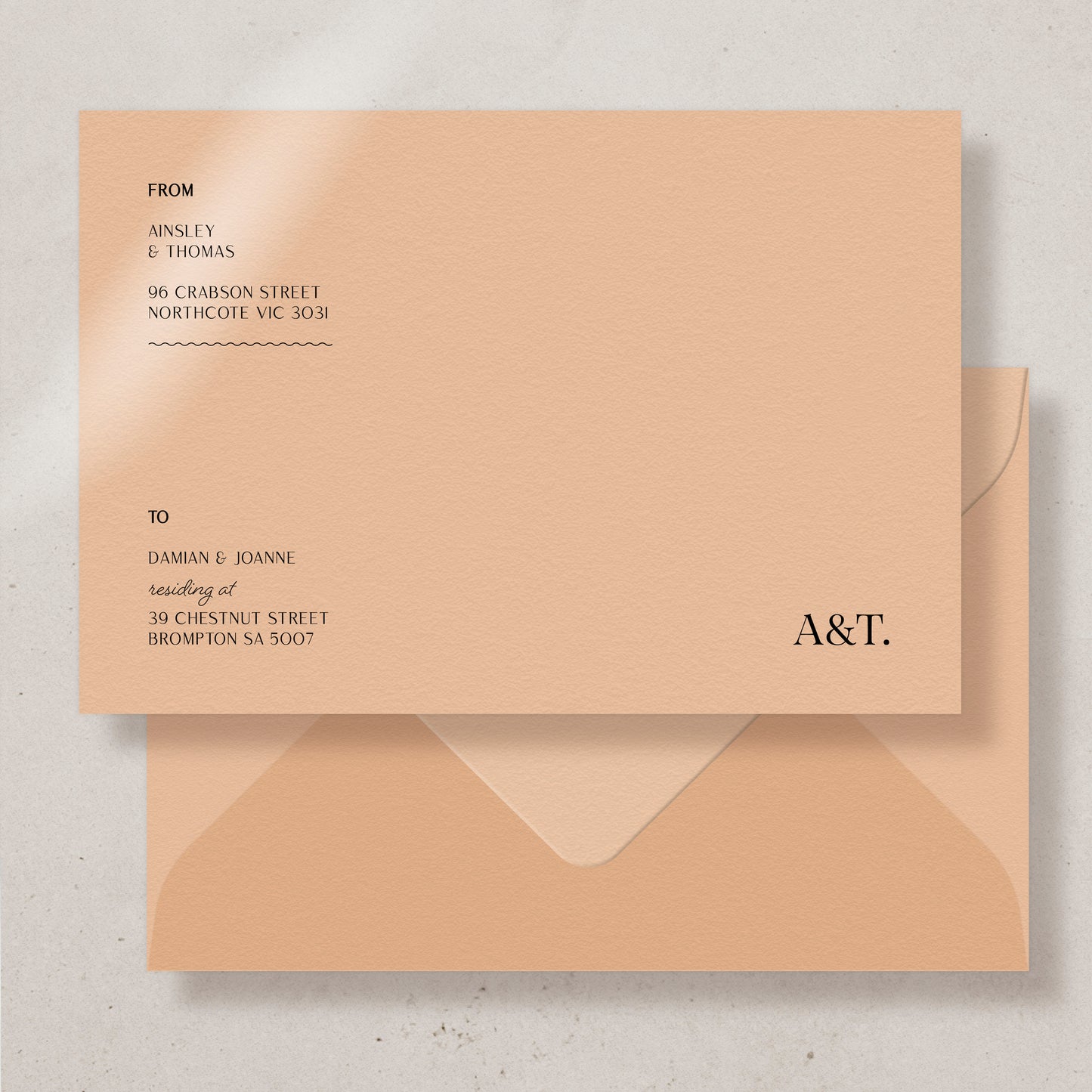 Ainsley Invitation Envelope