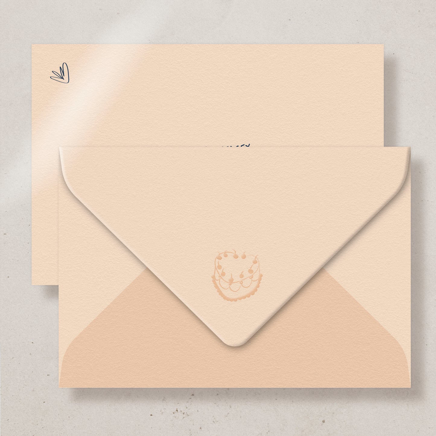 Baciami Invitation Envelope