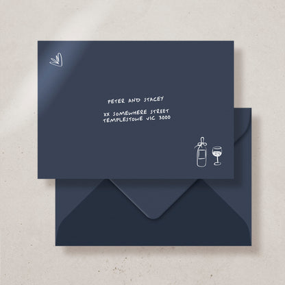 Baciami Save the date/Thank you card Envelope