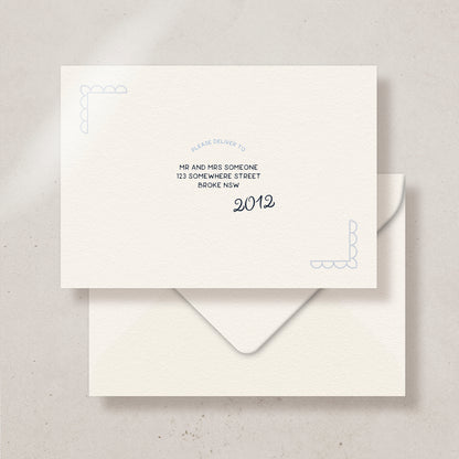 Destiny Save the date/Thank you card Envelope
