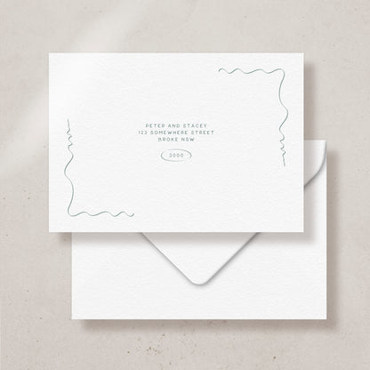 Leal Save the date/Thank you card Envelope