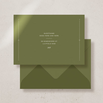 Morii Save the date/Thank you card Envelope