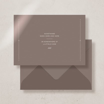 Morii Save the date/Thank you card Envelope