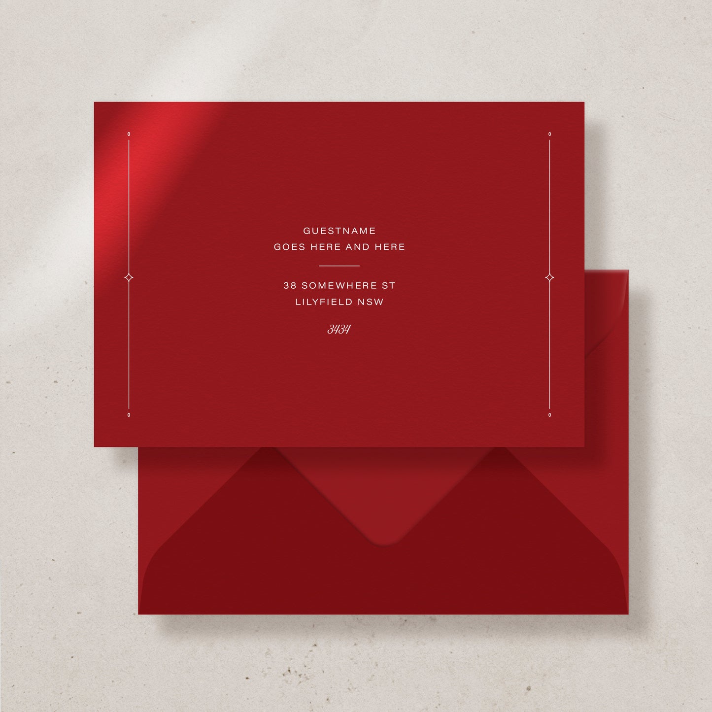 Morii Save the date/Thank you card Envelope