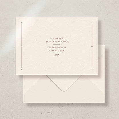 Morii Save the date/Thank you card Envelope