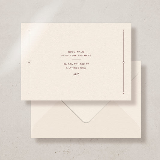 Morii Save the date/Thank you card Envelope