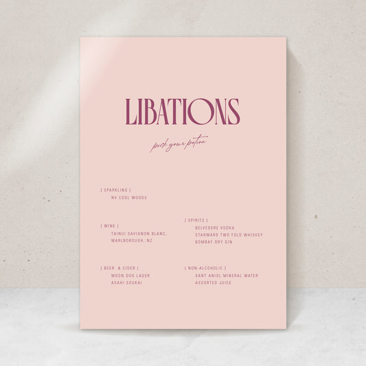 Redamancy Table Menu