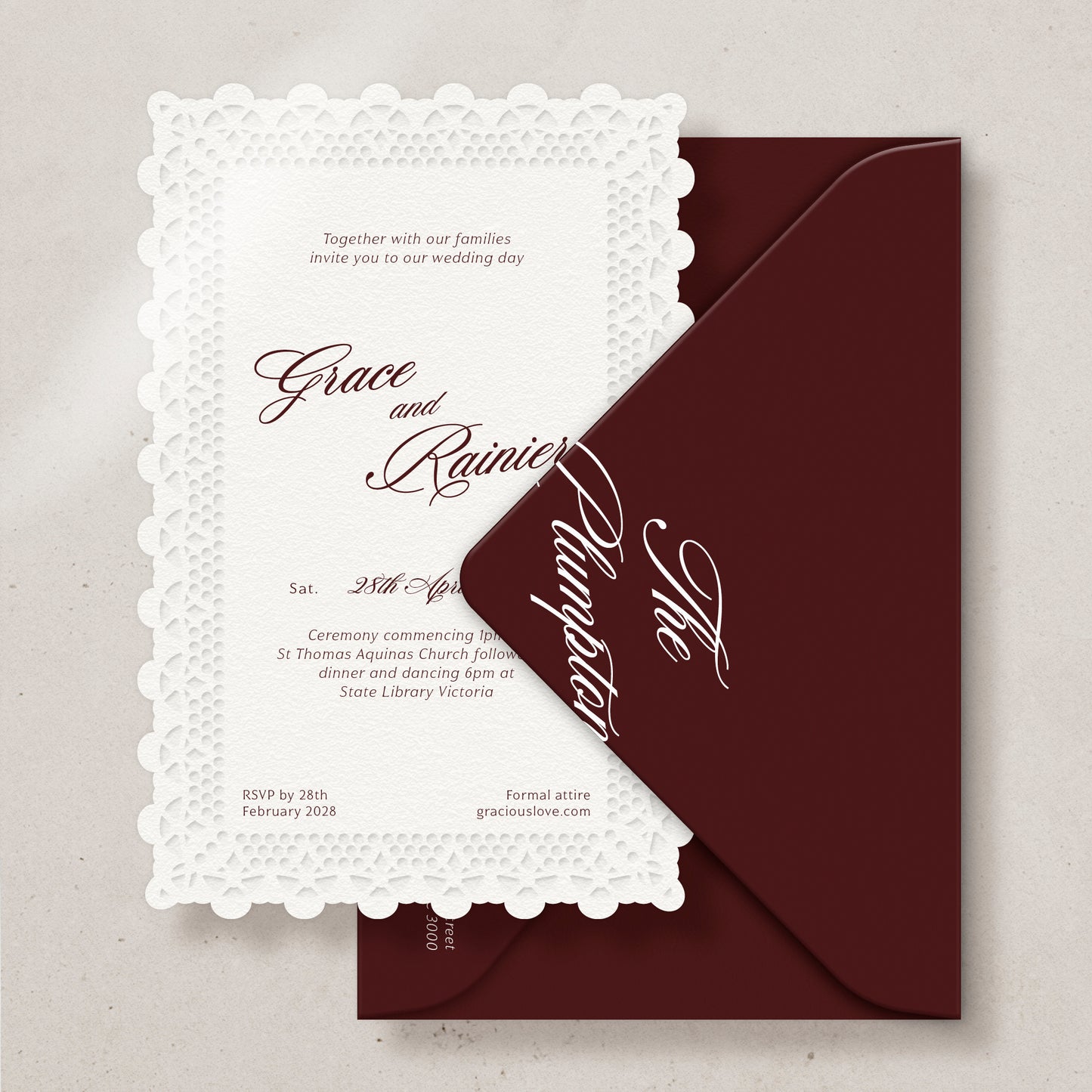 Regalia Invitation