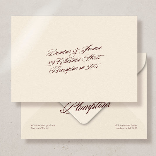 Regalia Invitation Envelope