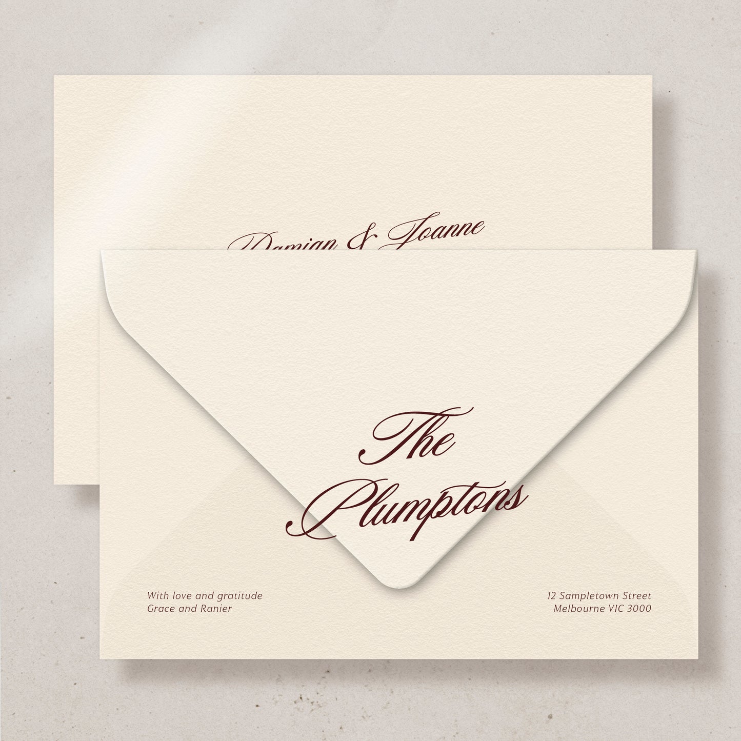 Regalia Invitation Envelope
