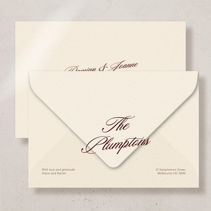 Regalia Invitation Envelope