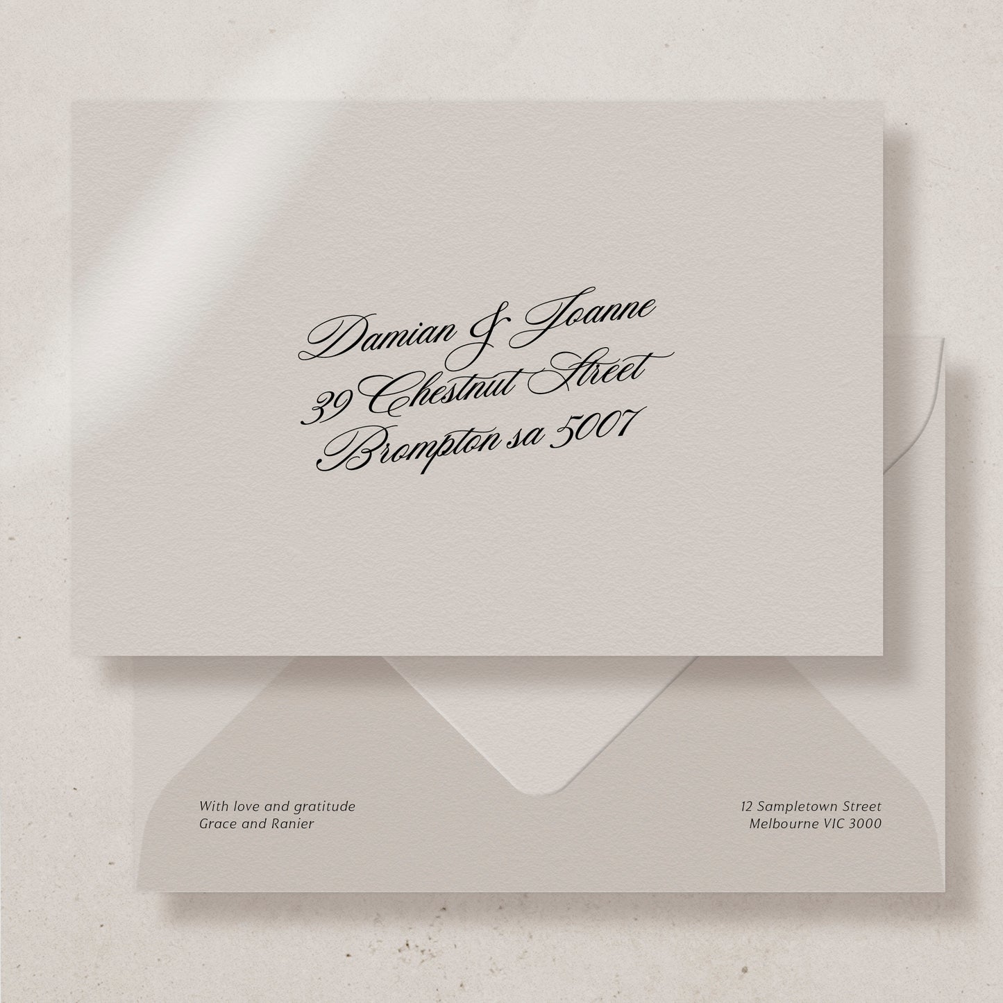 Regalia Invitation Envelope