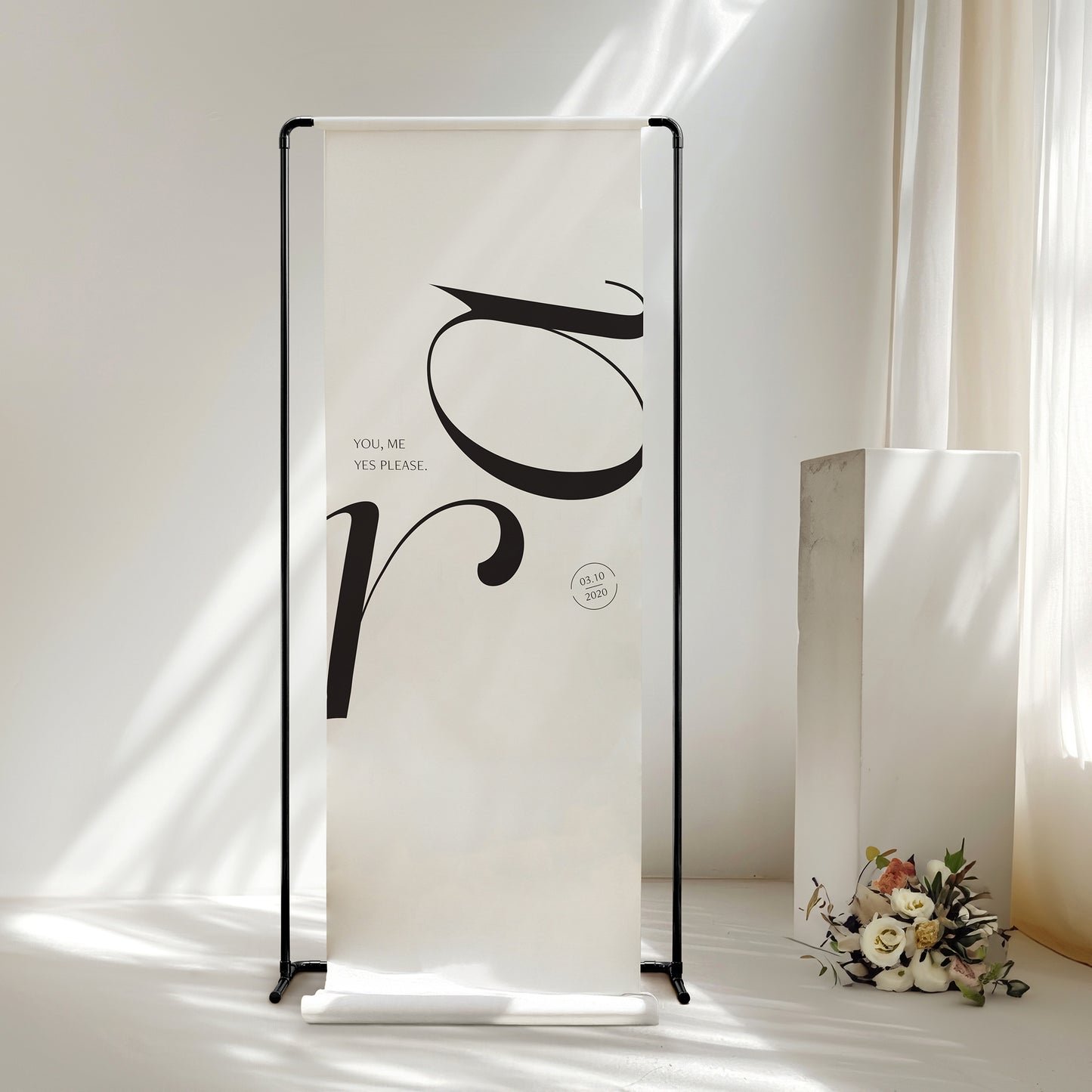 Scintilla Linen Welcome Sign