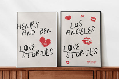 Love Stories Vintage Poster