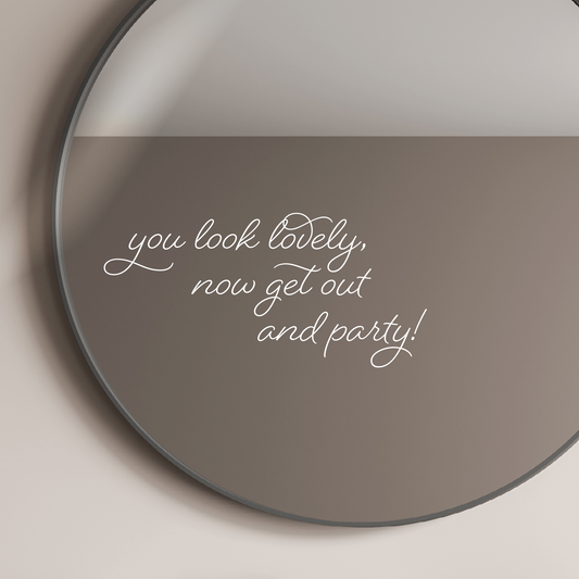 Ainsley Mirror Decal