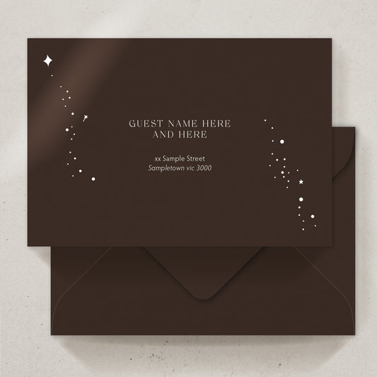 Asteria Invitation Envelope