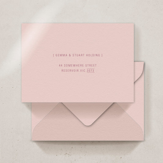 Redamancy Save the date/Thank you card Envelope