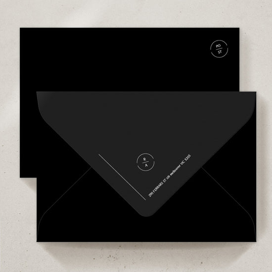 Scintilla Invitation Envelope - Blank or Printed