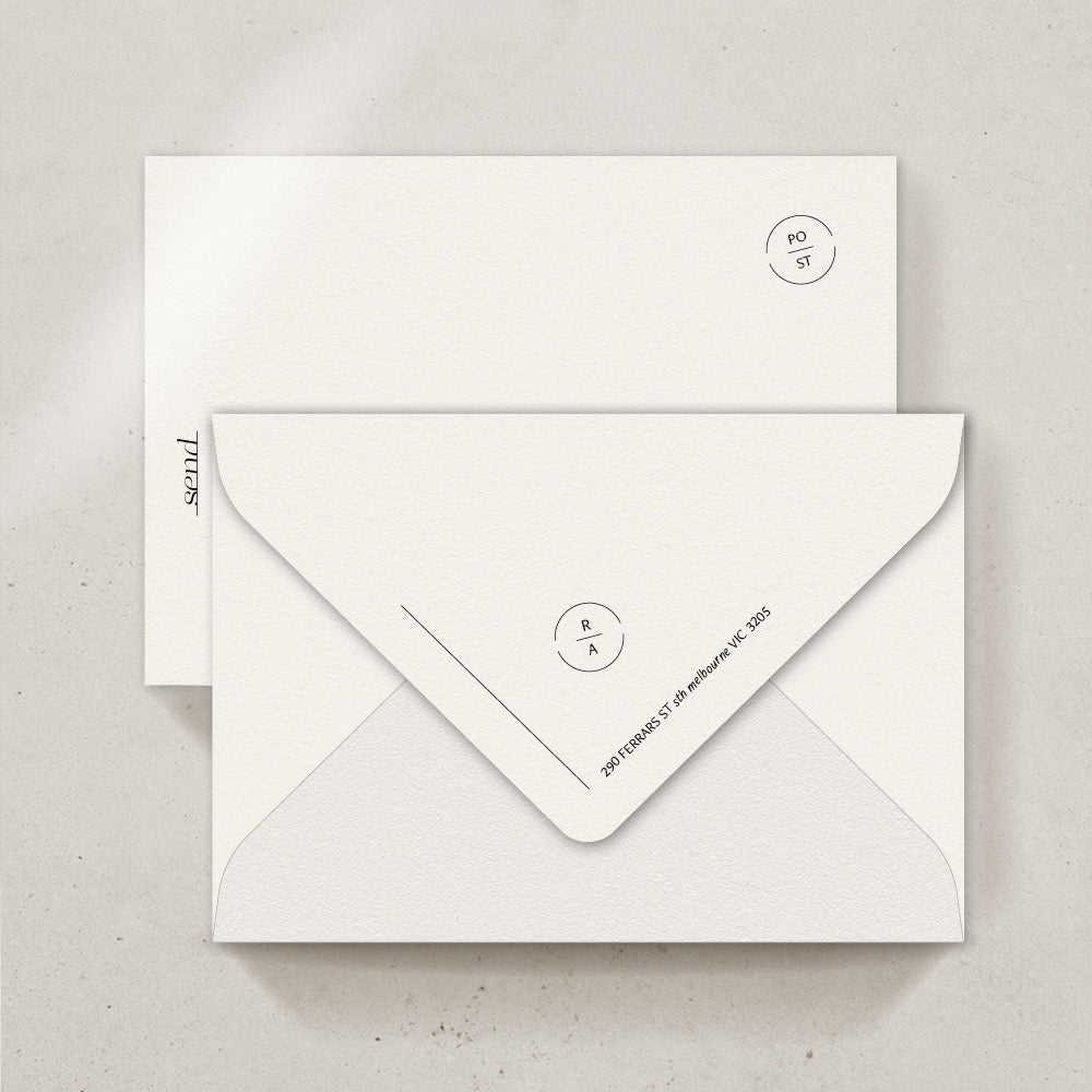 Scintilla Save the date/Thank you card Envelope