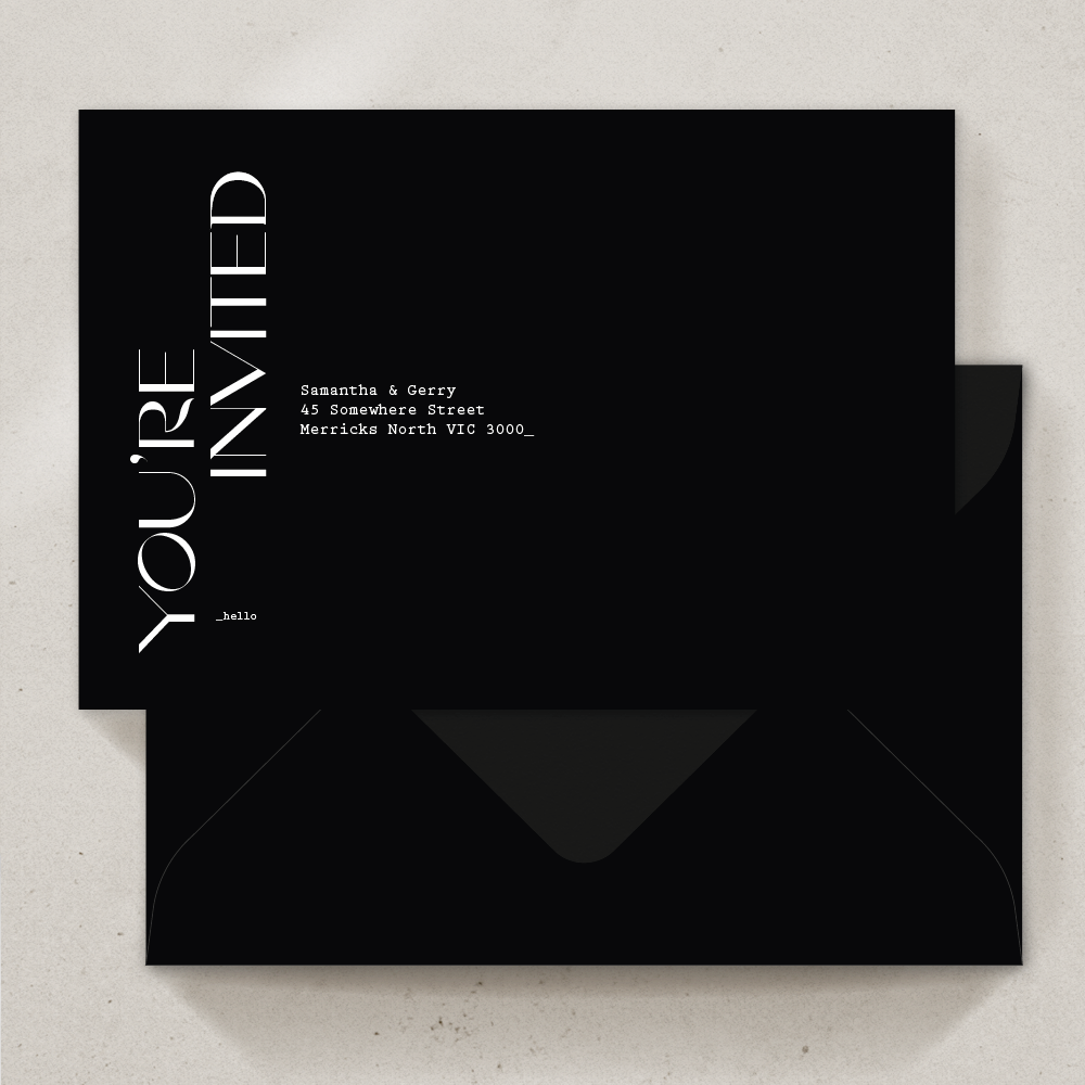 Sonder Invitation Envelope