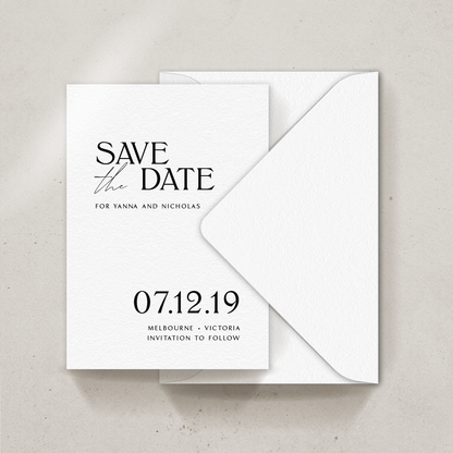 Yanna Save the date/Thank you card Envelope