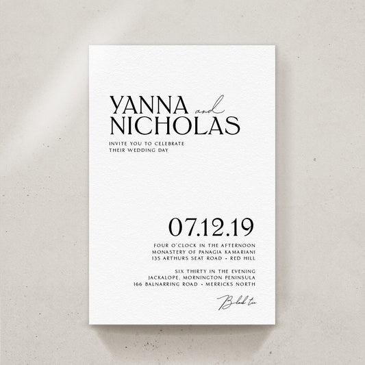Yanna Invitation
